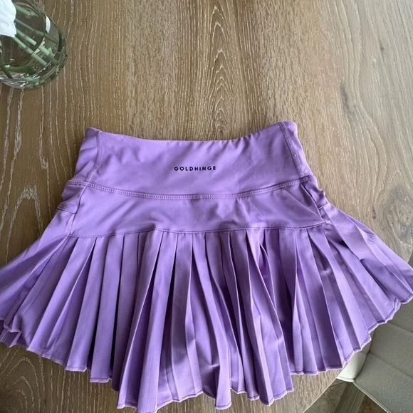 Chic Lavender Mini Skirt - Picture 2 of 4